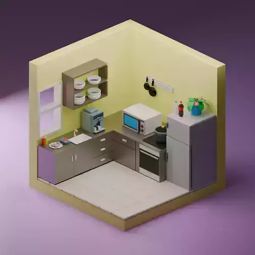 Minimalist Kitchen Interior Pack 