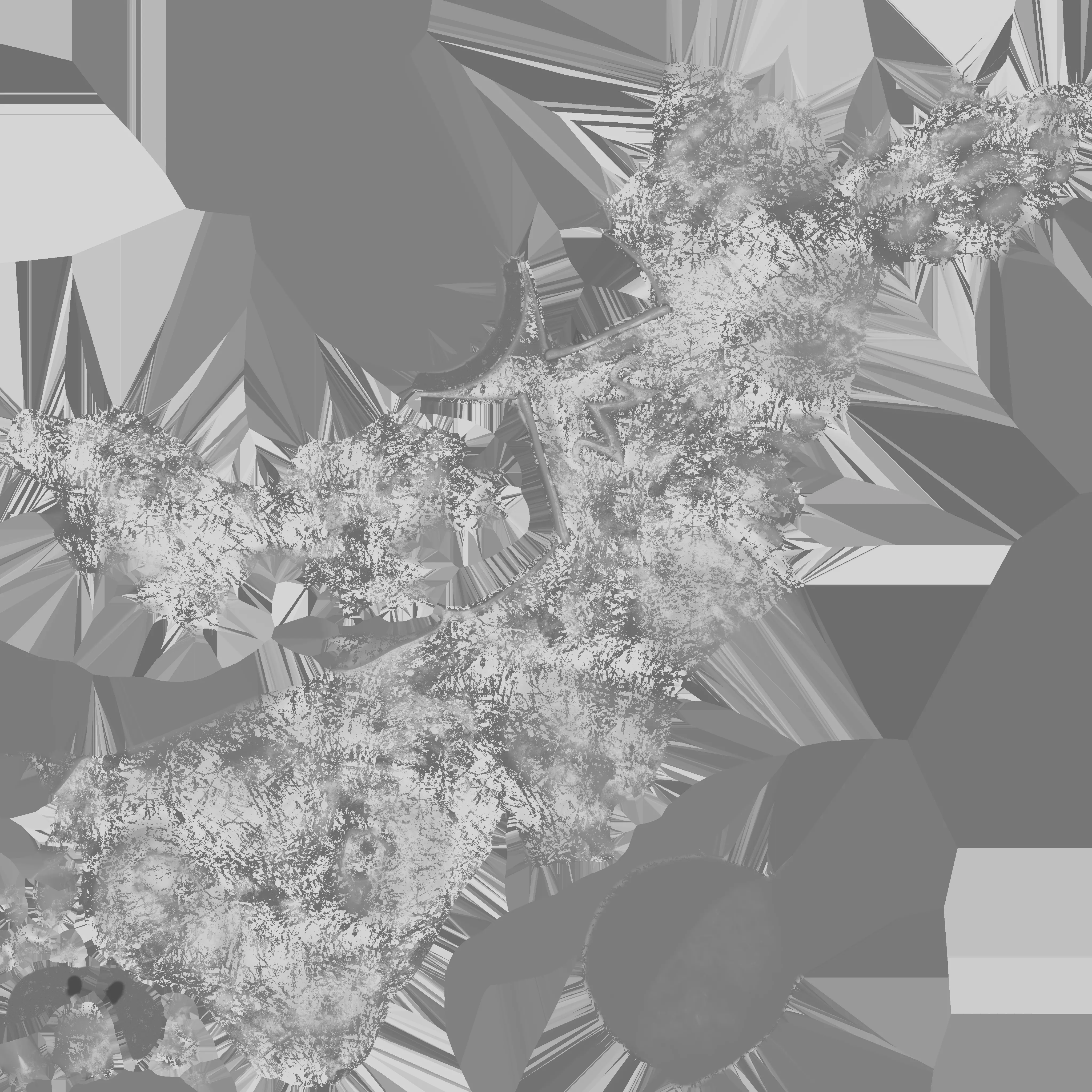 Gengar Low-poly 3D model_5