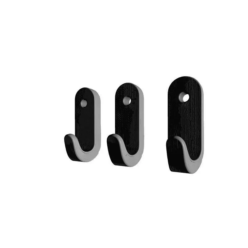 Modern Bathroom Wall Hook 3D Printed Holder 3D print model_1