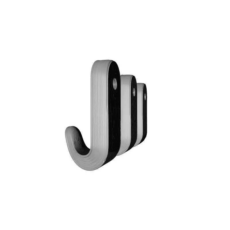 Modern Bathroom Wall Hook 3D Printed Holder 3D print model_0