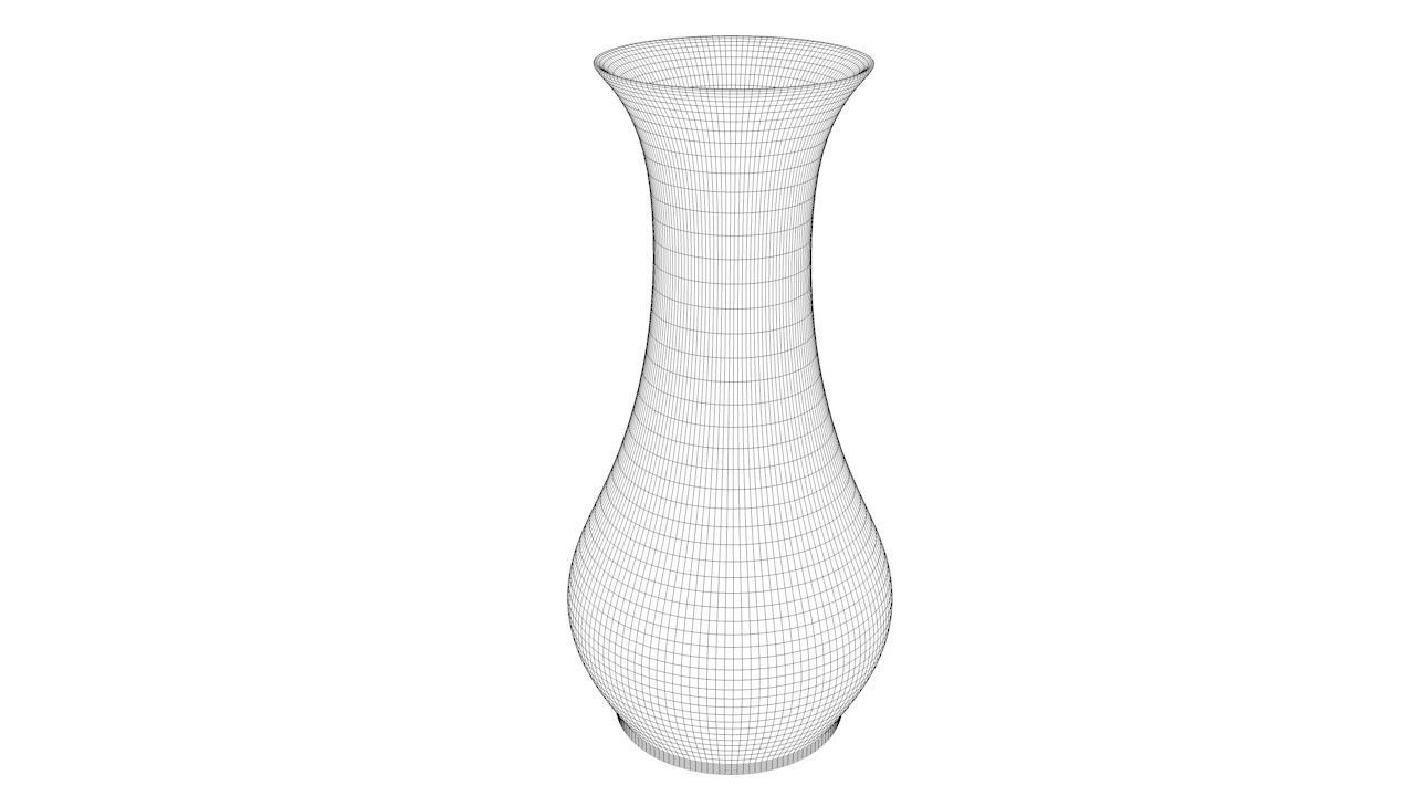 Porcelian Vase 3D model_5