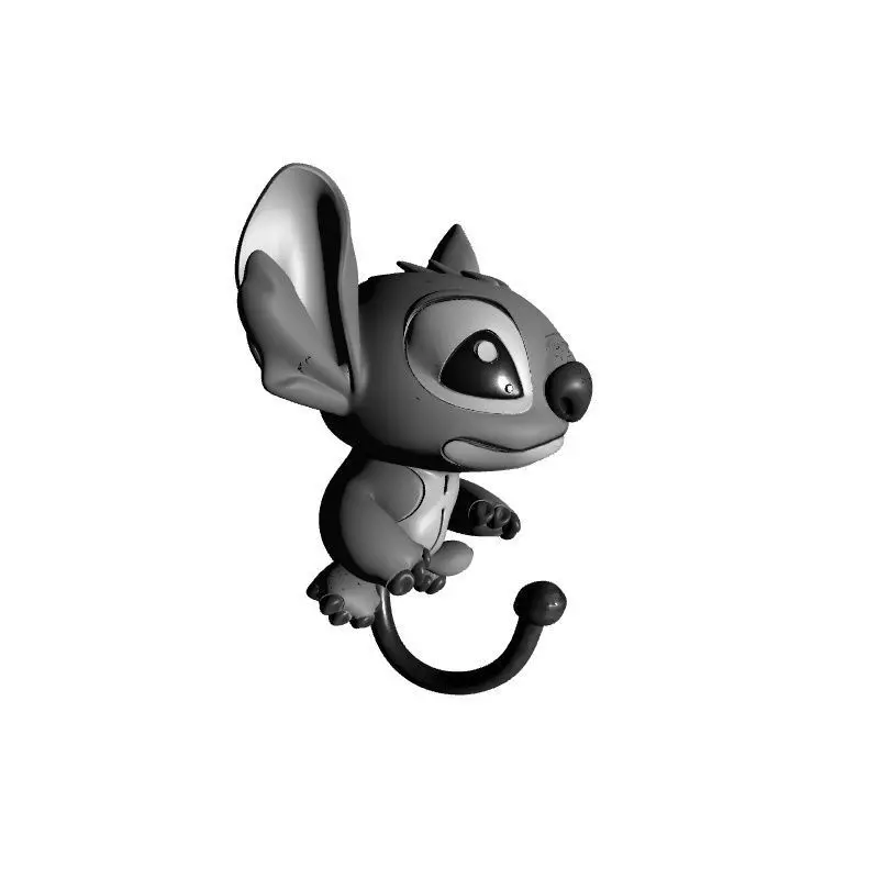 Cartoon Character Hook 3D Print for Clothes 3D print model_1