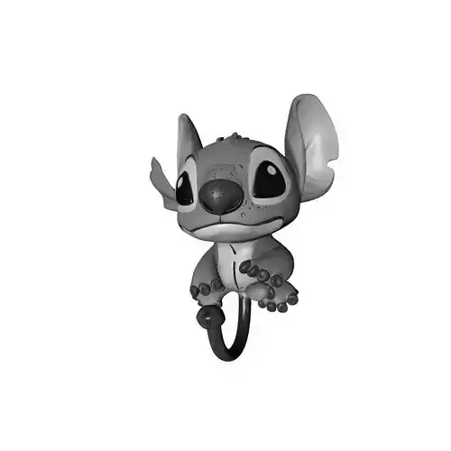 Cartoon Character Hook 3D Print for Clothes