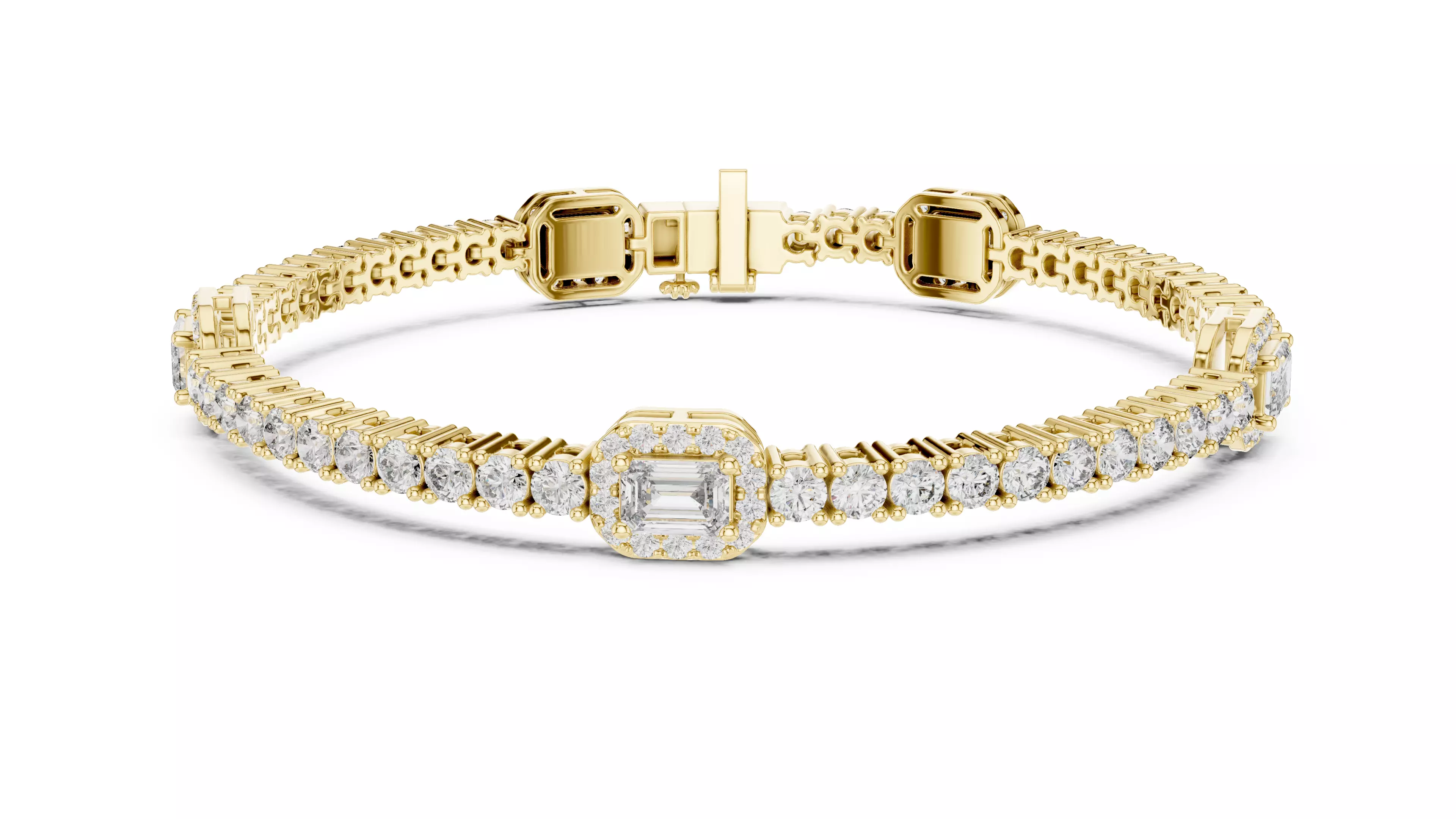 Tennis Bracelet 3dm stl renders Animation video details 3D print model_11