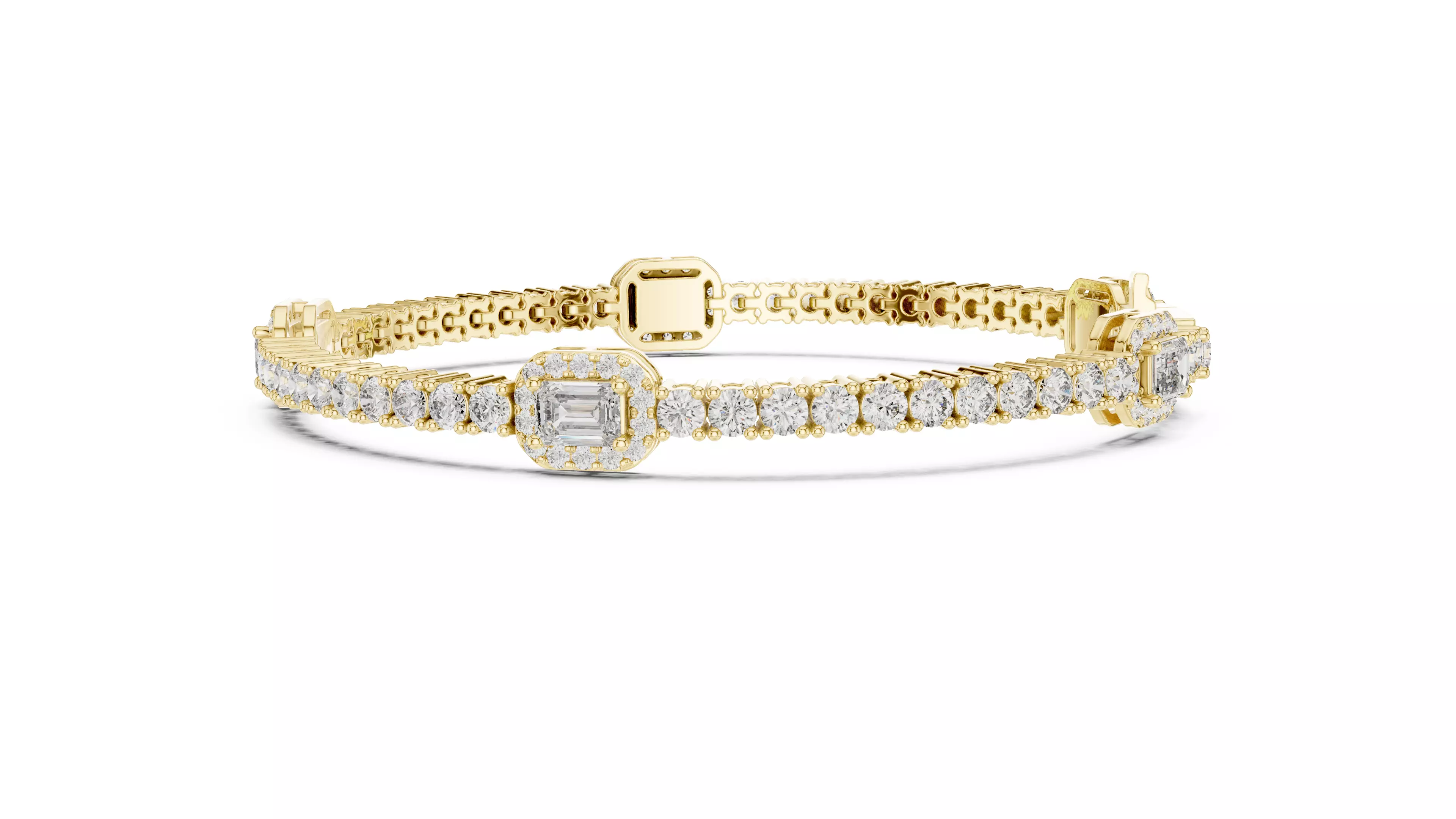 Tennis Bracelet 3dm stl renders Animation video details 3D print model_10