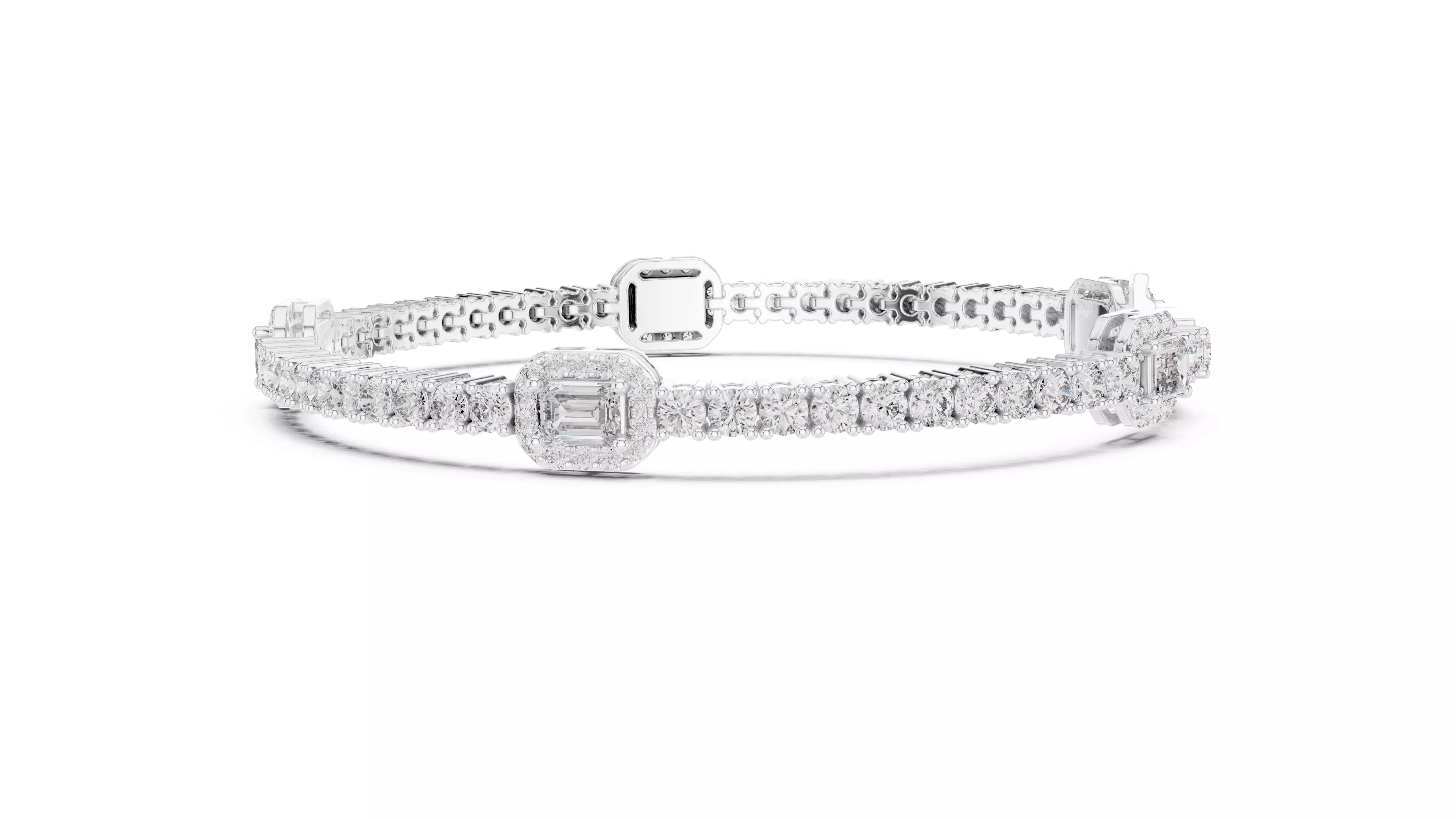 Tennis Bracelet 3dm stl renders Animation video details 3D print model_6