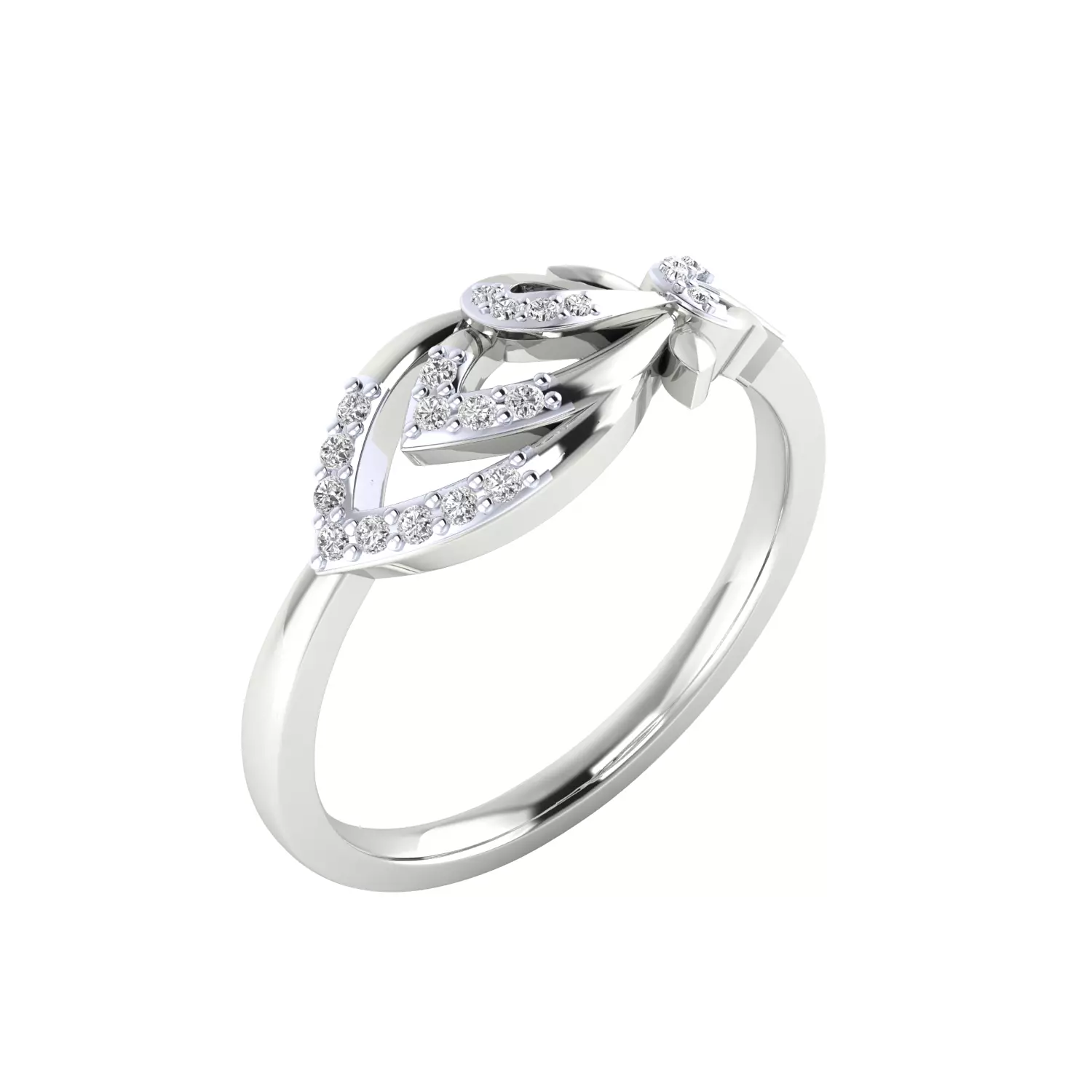 Women Ring Render 3dm STL MTL SLC JCD OBJ FBX Details 3D print model_12