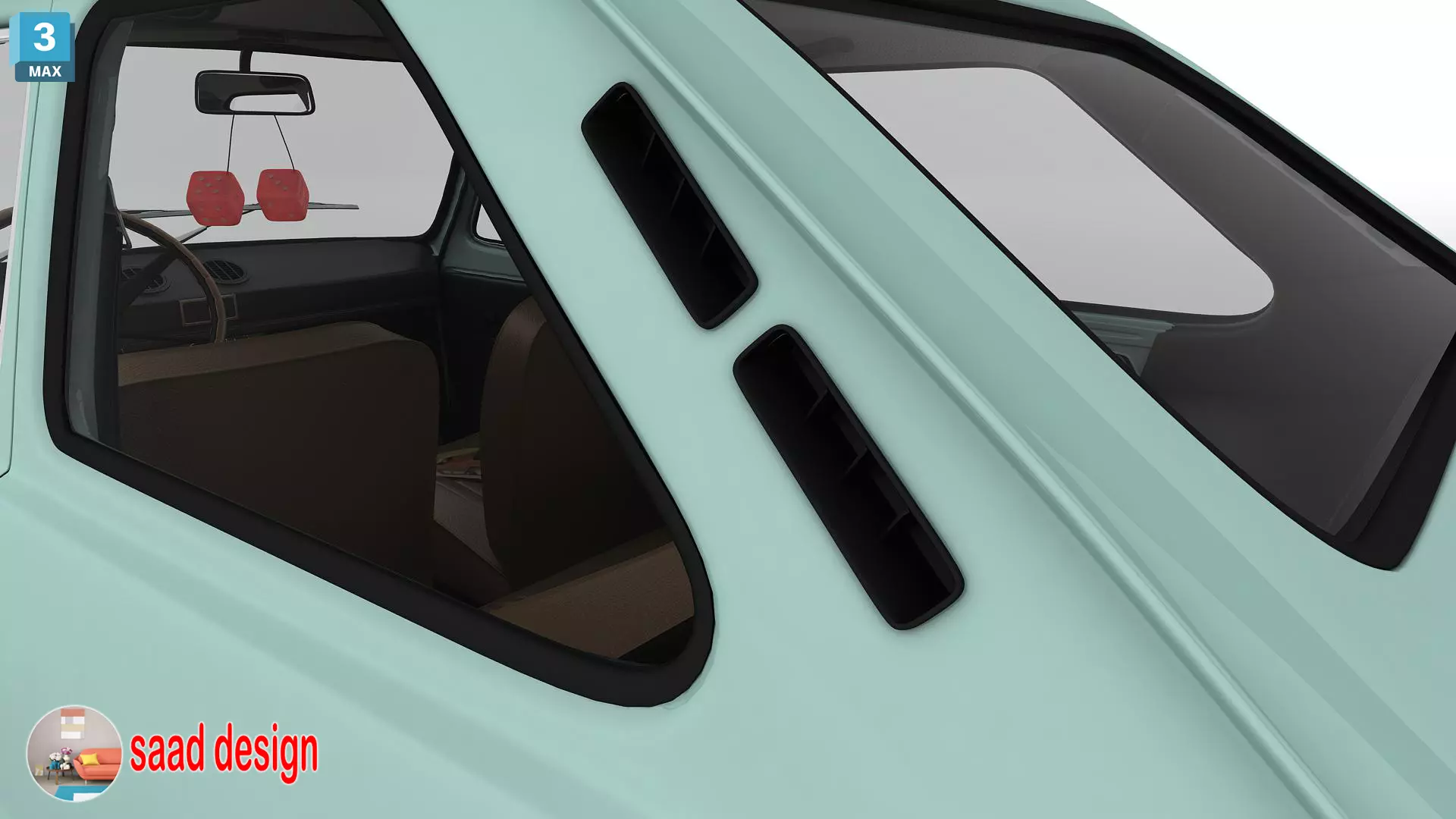 seat 133 1979 v3 3D model_8