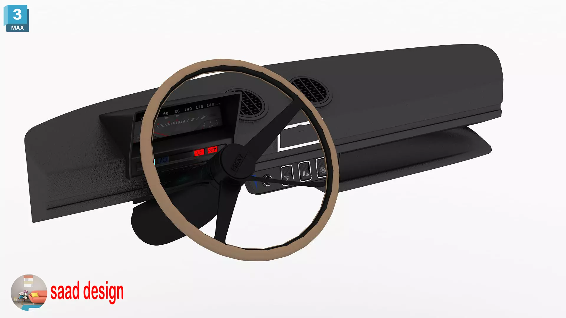 seat 133 1979 v3 3D model_33