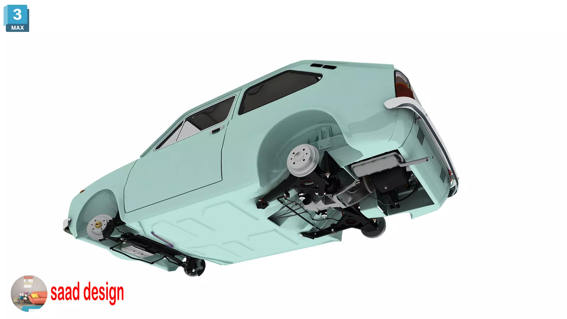 seat 133 1979 v3 3D model_22