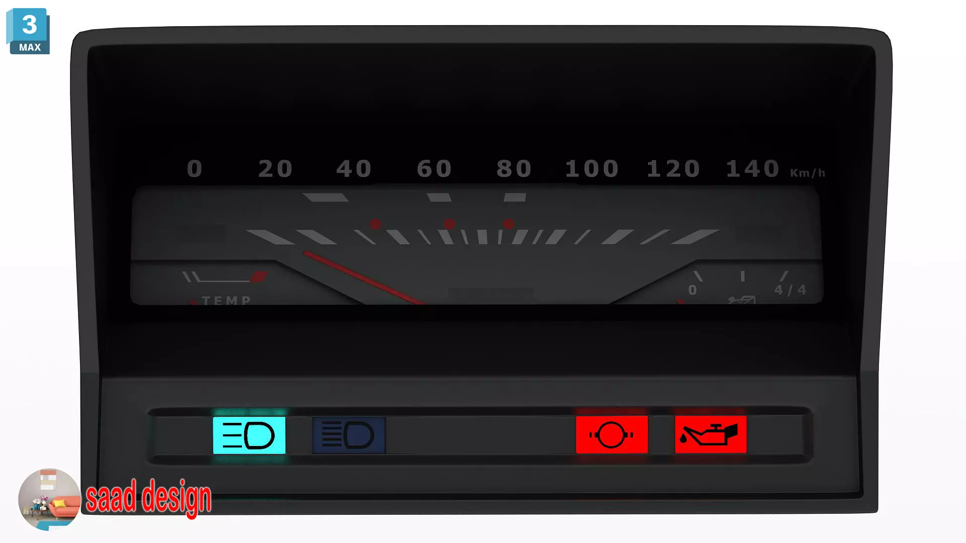 seat 133 1979 v3 3D model_34