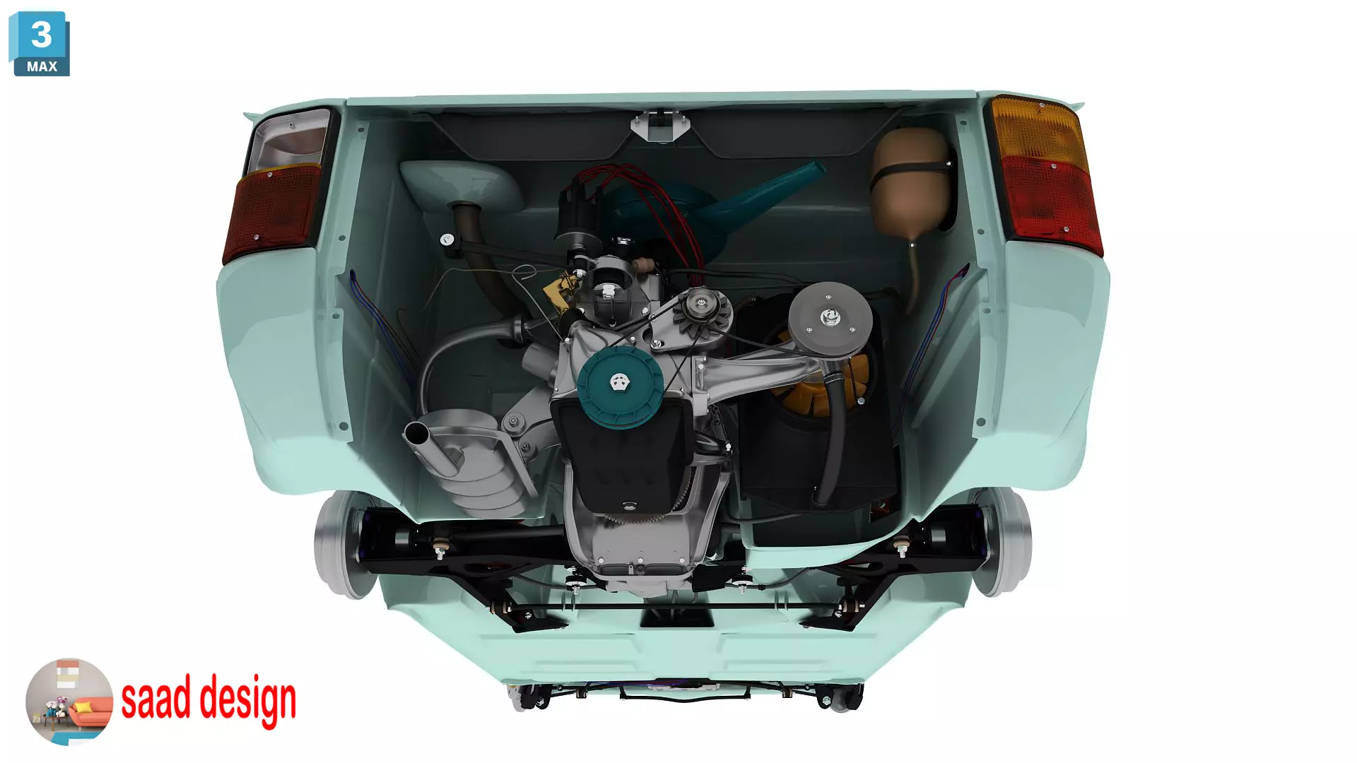 seat 133 1979 v3 3D model_23