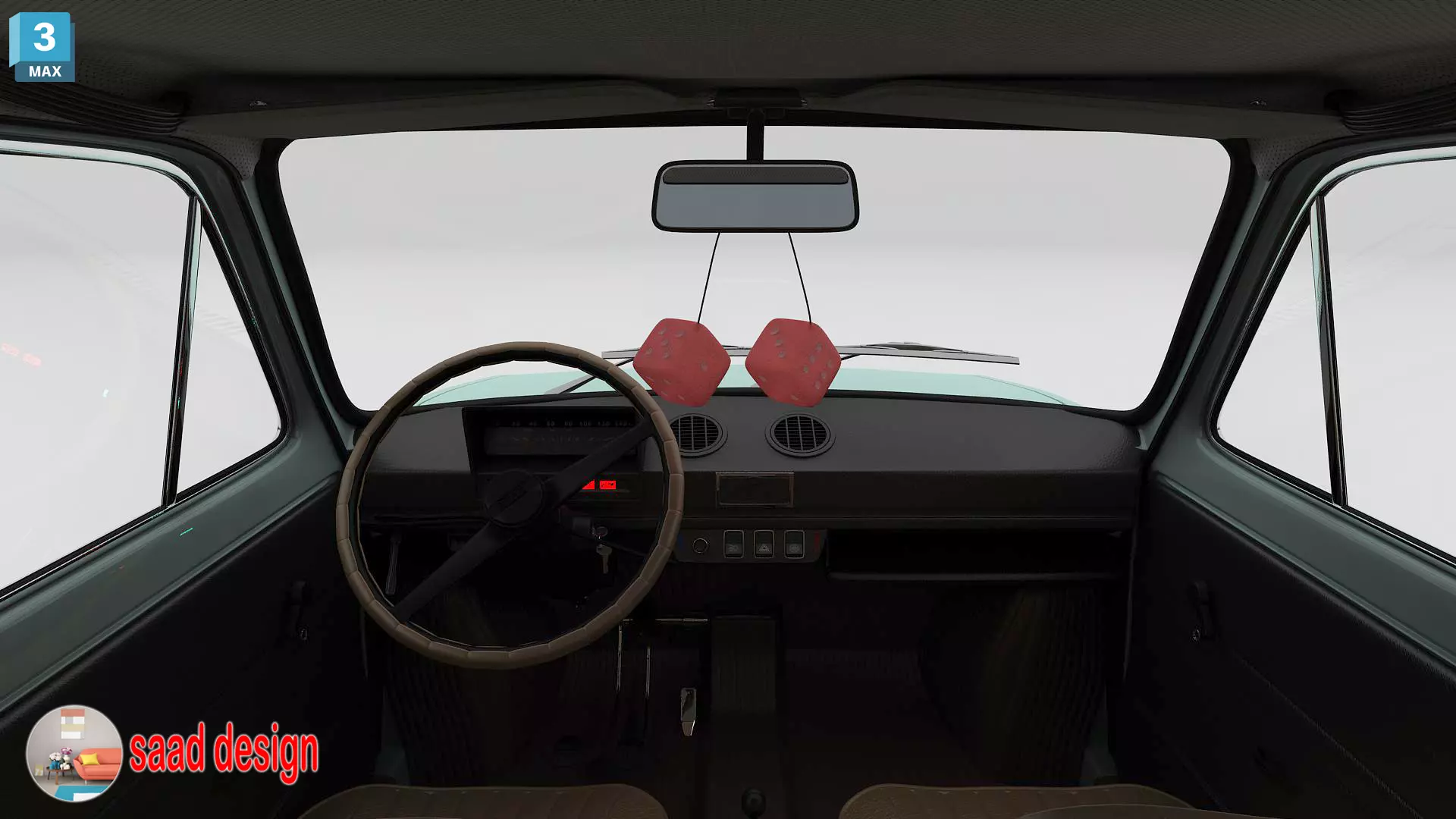 seat 133 1979 v3 3D model_13