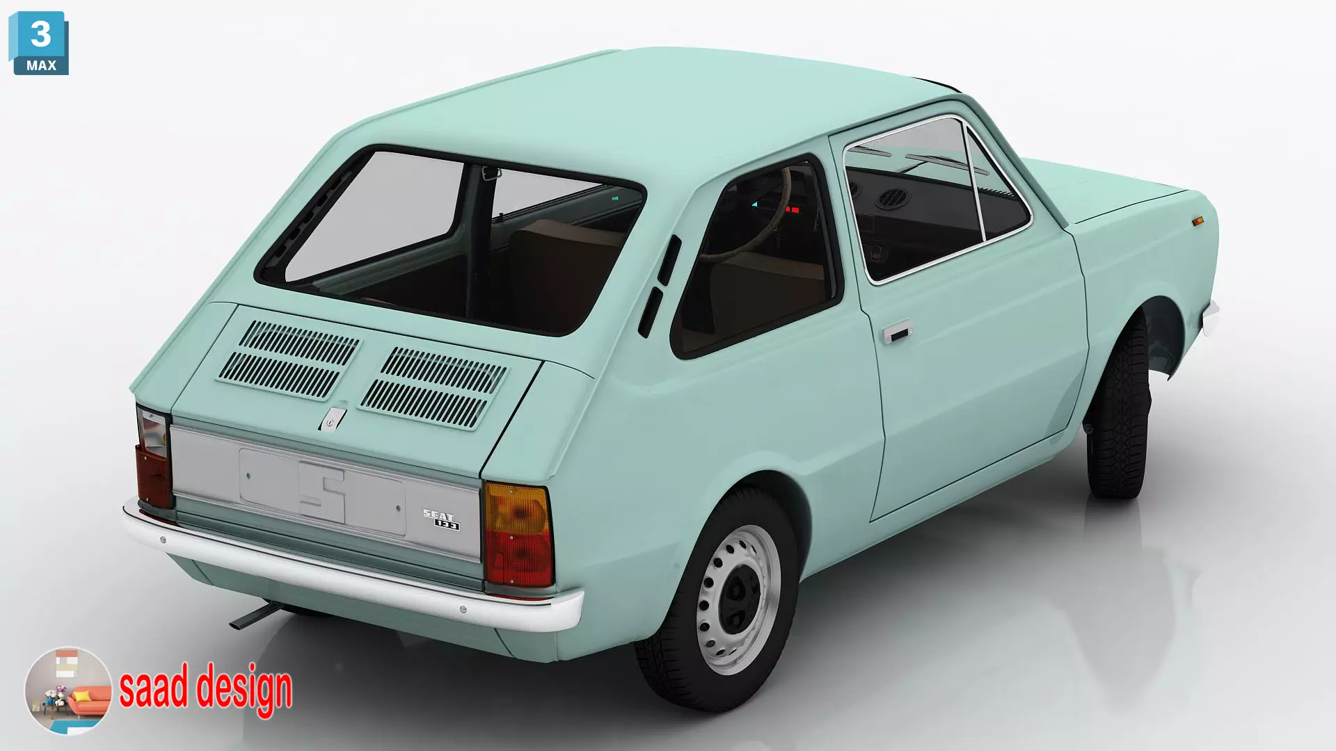 seat 133 1979 v3 3D model_2