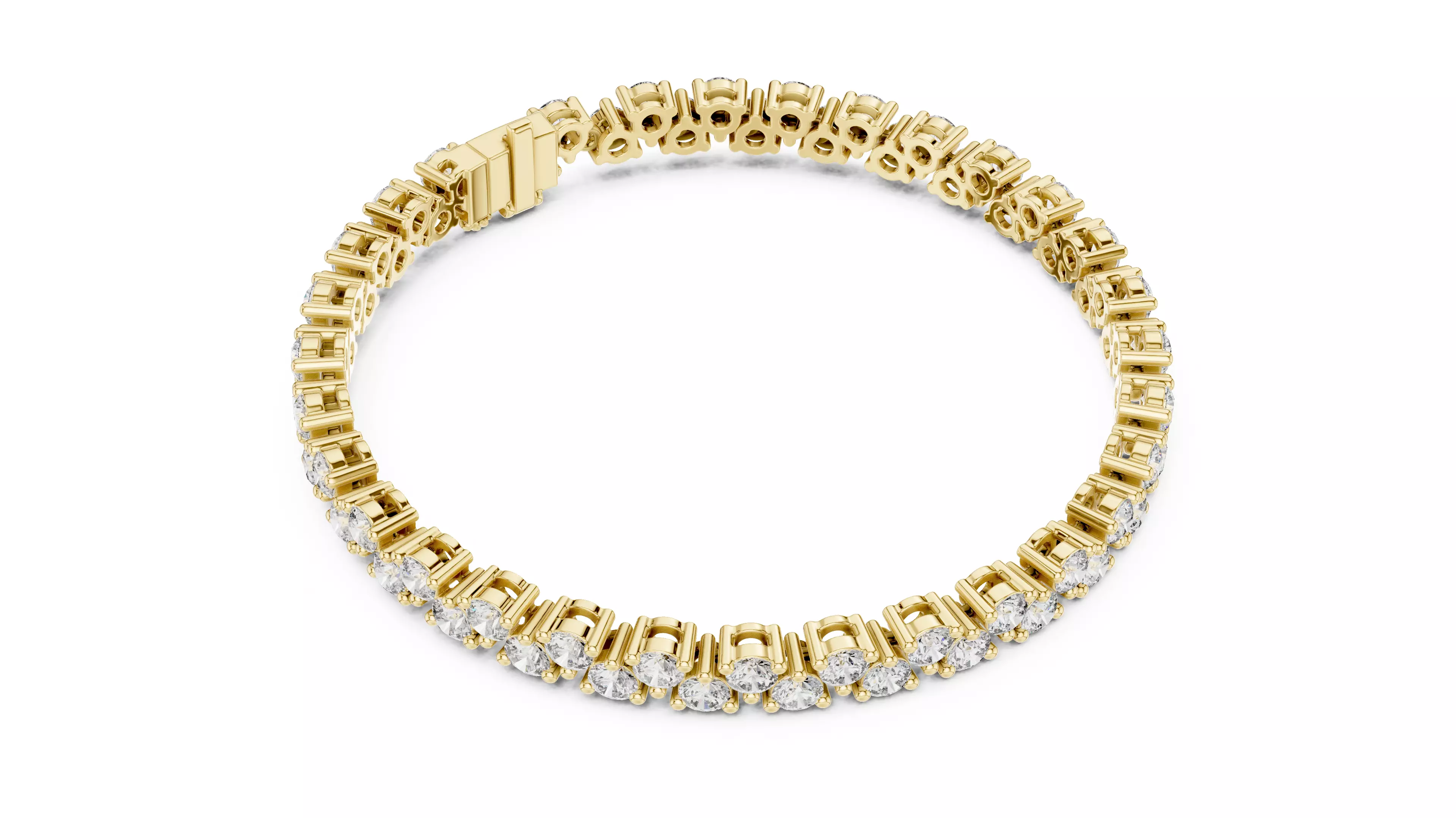 Tennis Bracelet 3dm stl renders Animation video details  3D print model_9