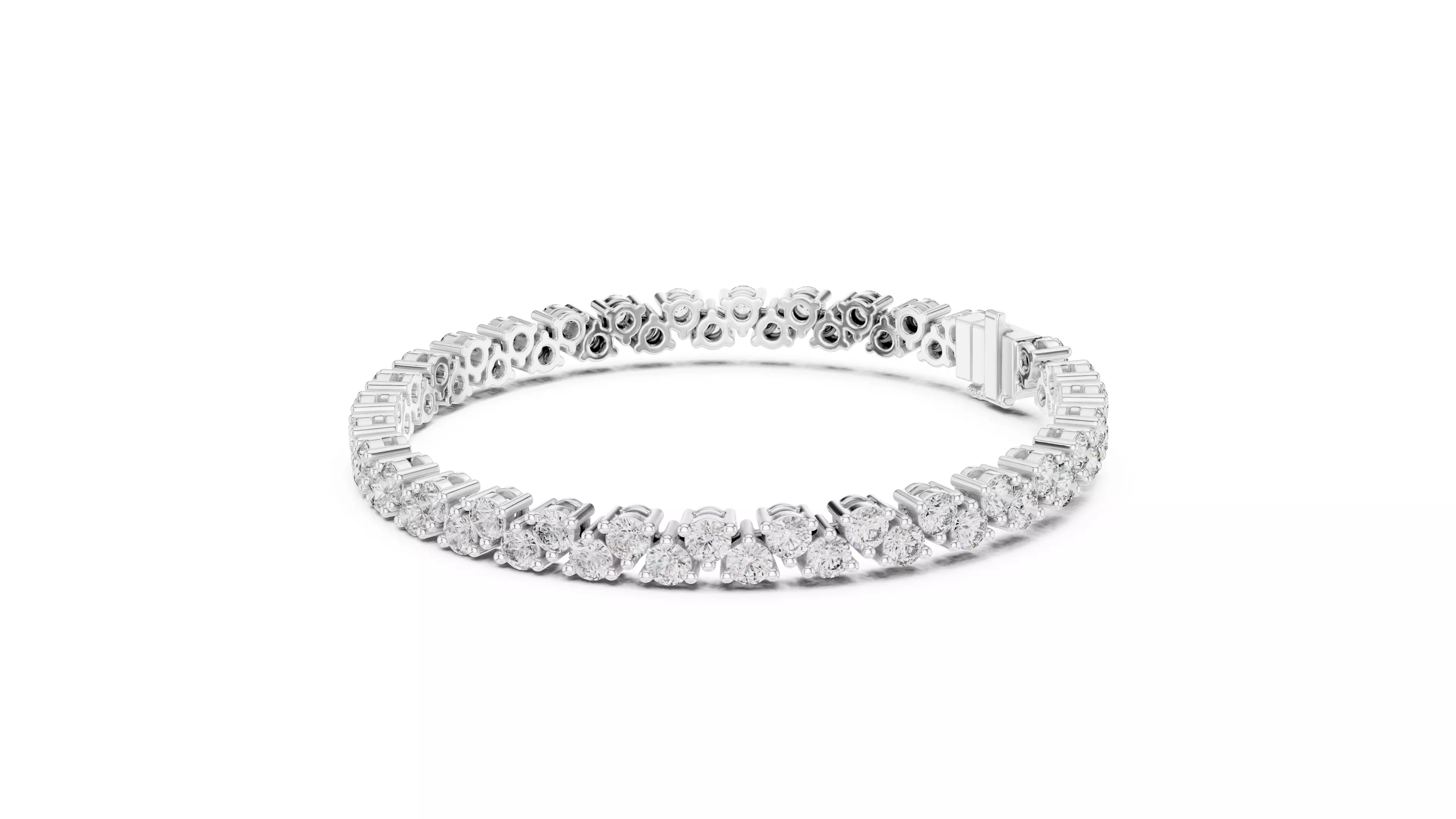 Tennis Bracelet 3dm stl renders Animation video details  3D print model_4