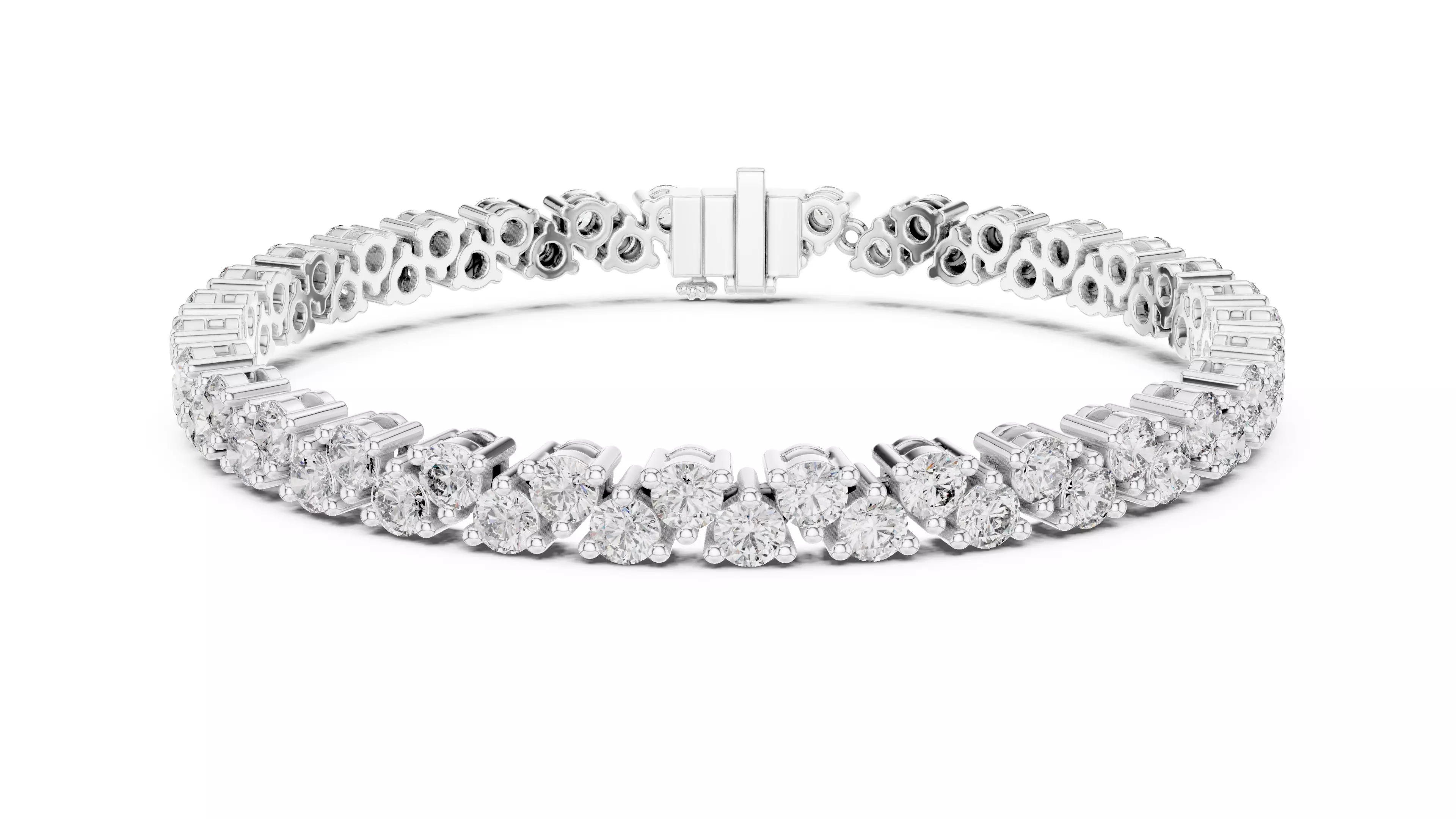 Tennis Bracelet 3dm stl renders Animation video details  3D print model_7