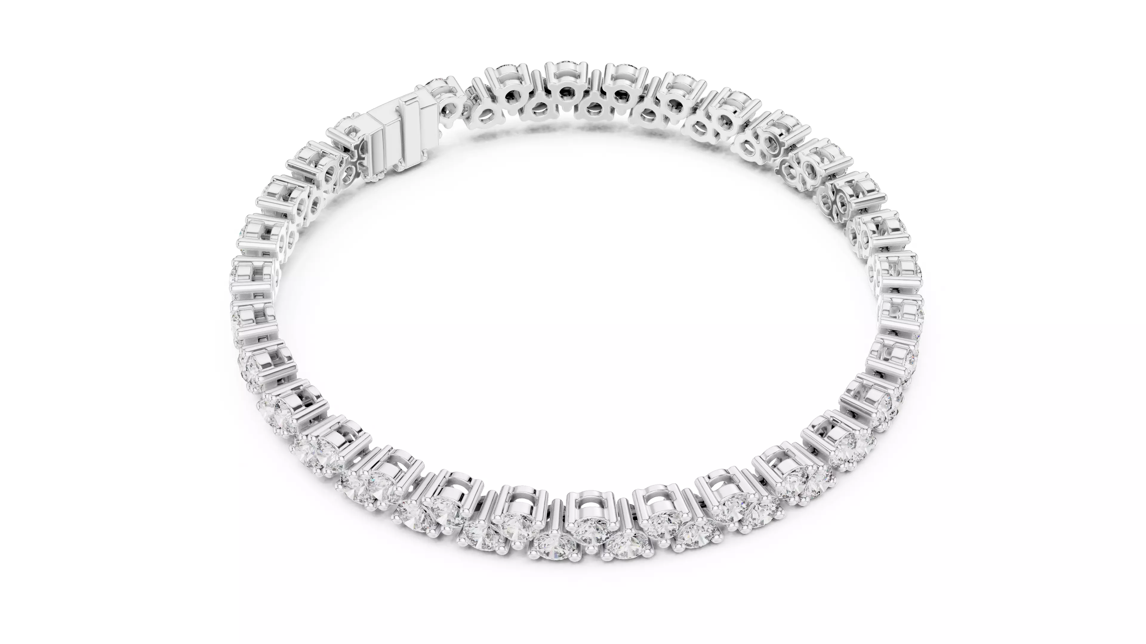 Tennis Bracelet 3dm stl renders Animation video details  3D print model_5