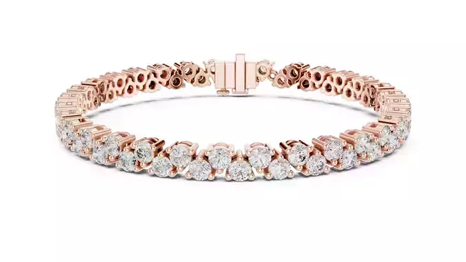 Tennis Bracelet 3dm stl renders Animation video details  3D print model