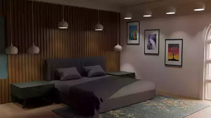 Modern Bedroom  Model
