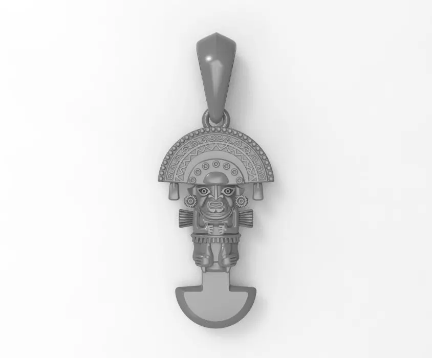 inca pendant 3D print model_0