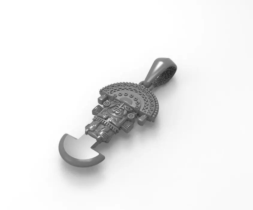 inca pendant 3D print model_1
