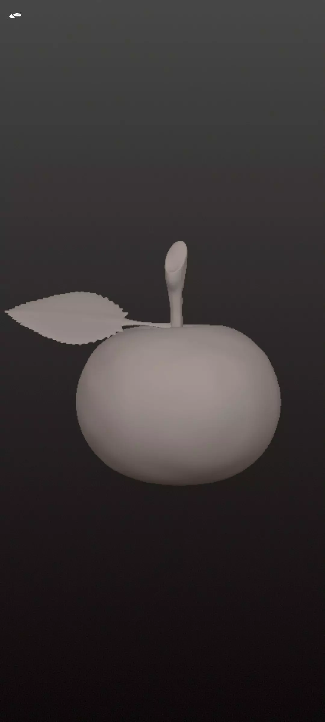 Apple model 3D model_1