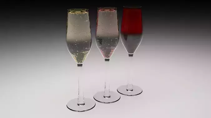 Glass of Champagnes Set
