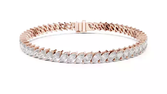 Tennis Bracelet 3dm stl renders Animation video details  3D print model