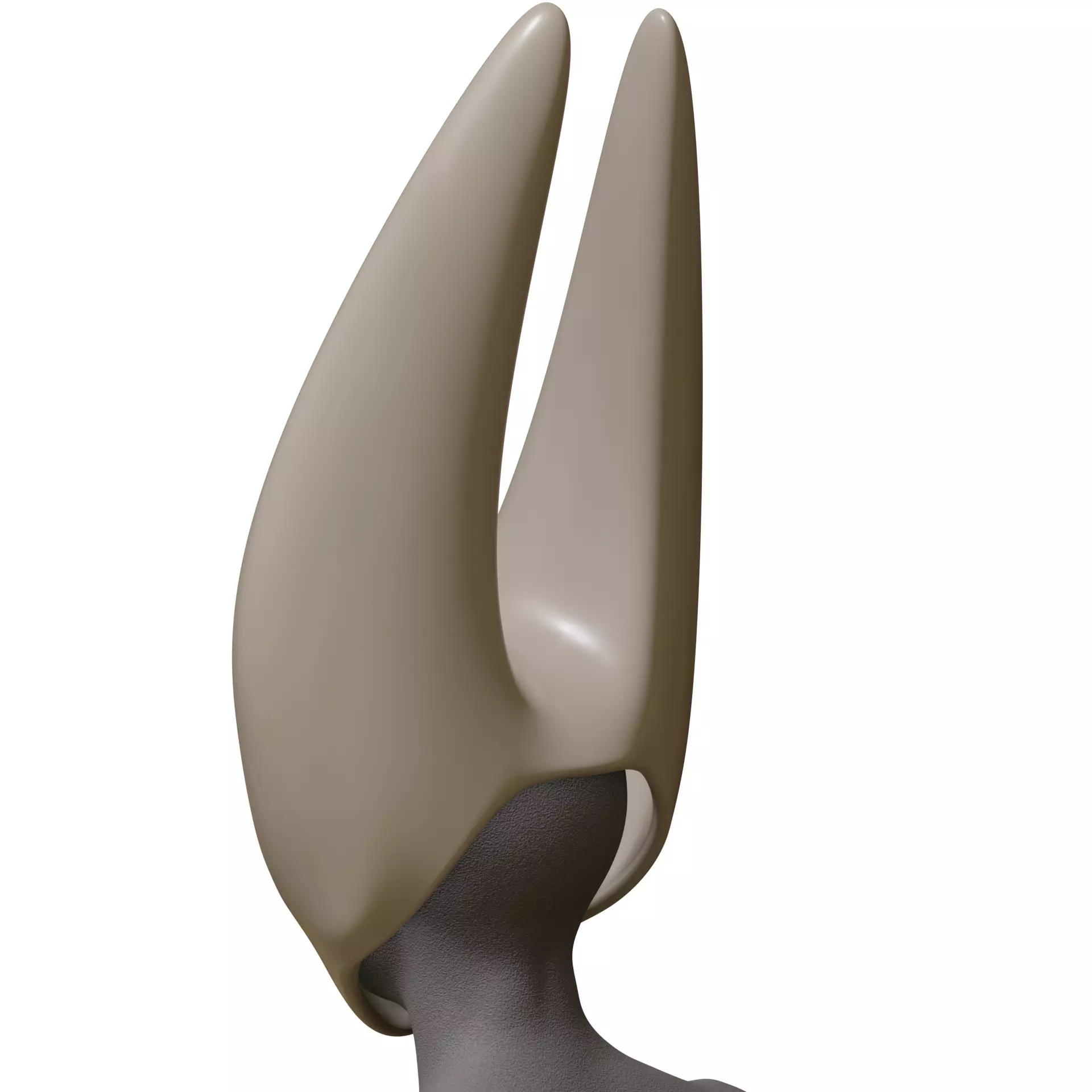 Hollow Knight Silksong Hornet mask helmet cosplay 3D print model_2