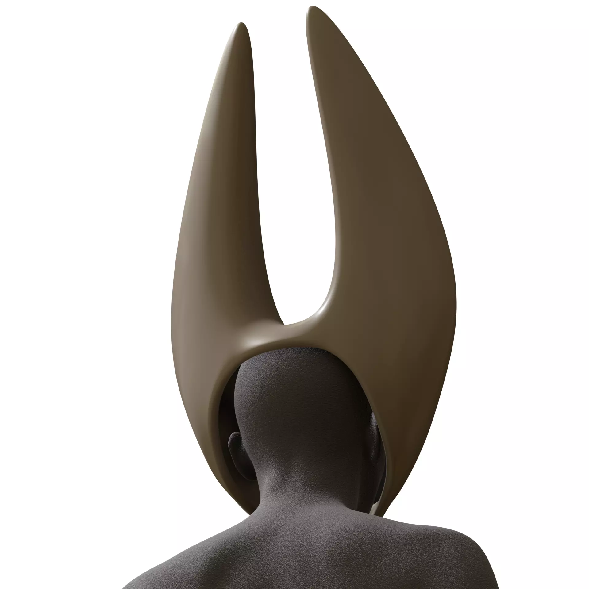 Hollow Knight Silksong Hornet mask helmet cosplay 3D print model_3