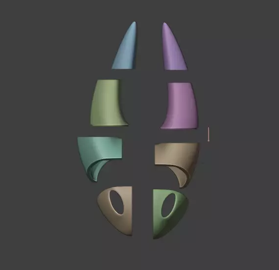 Hollow Knight Silksong Hornet mask helmet cosplay 3D print model_6