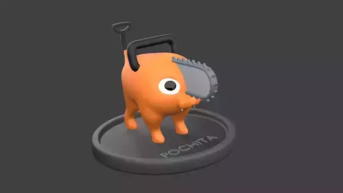 Chainsawman Pochita 3D print ready