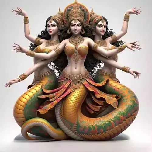 1947  Indian Serpent Woman Dancer   magic