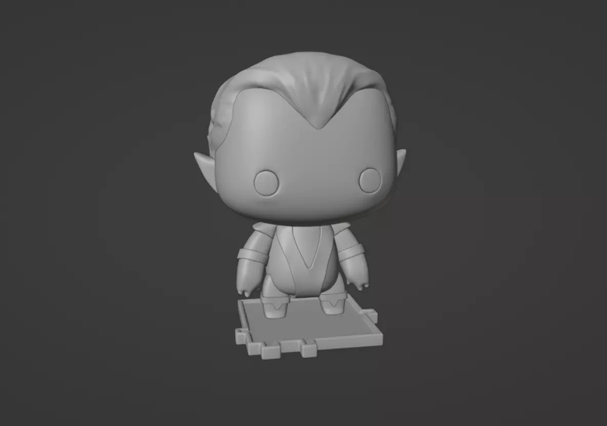 X-men Night crawler Funko version  3D print model_0