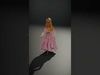 Princess Character Model Pack with Elegant Dress and Tiara Low-poly 3D model_2