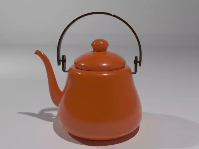 Kettle Collection Low-poly 3D model_3