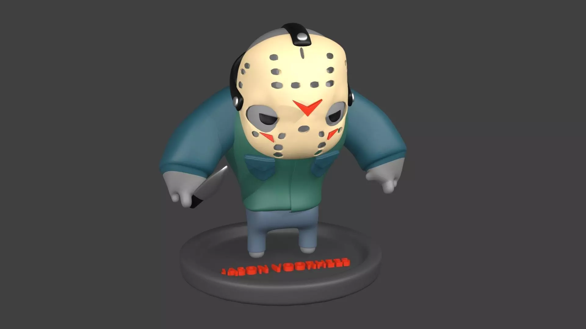 Jason Voorhees Friday the 13th 3D print model_0