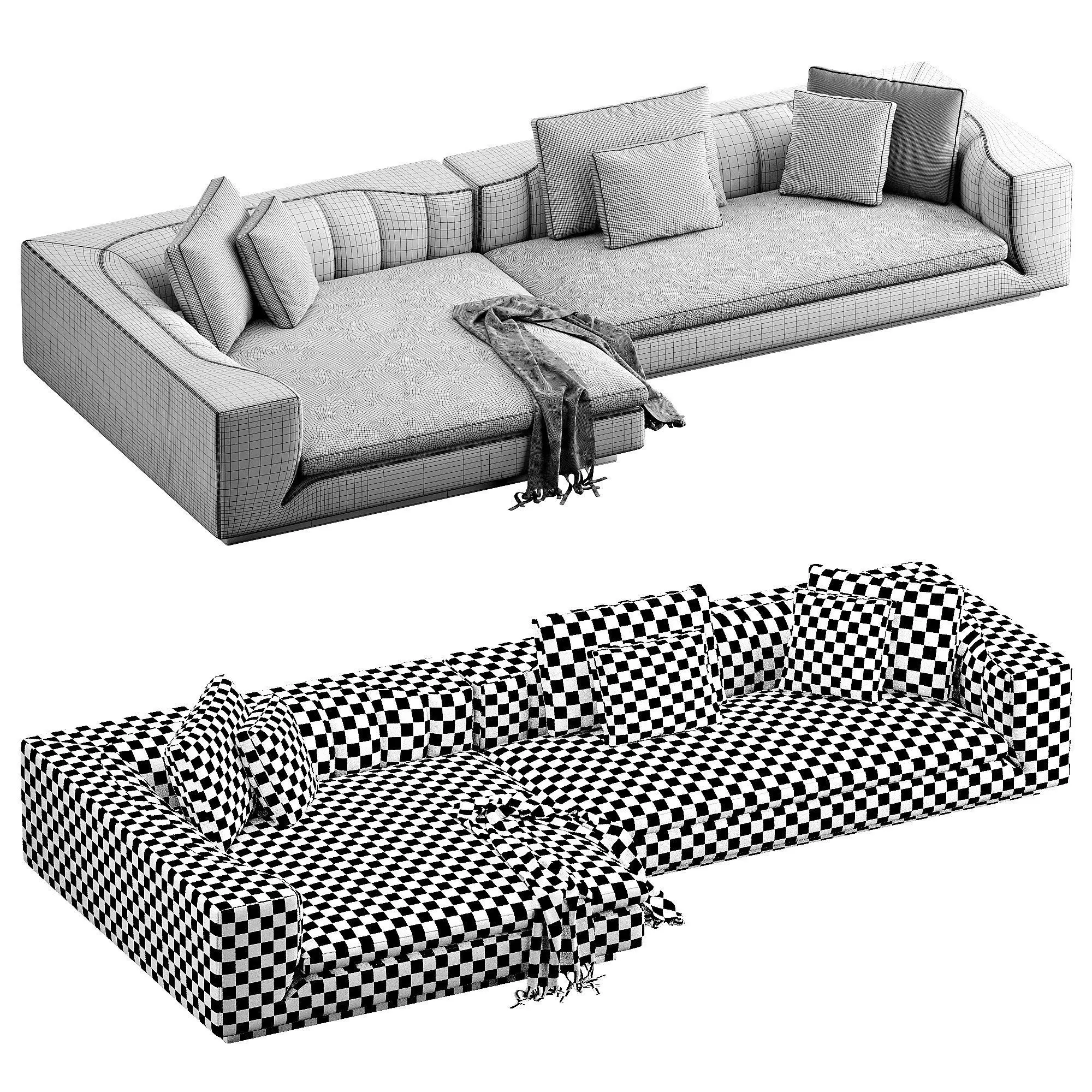 Riley Sofa 3D model_7