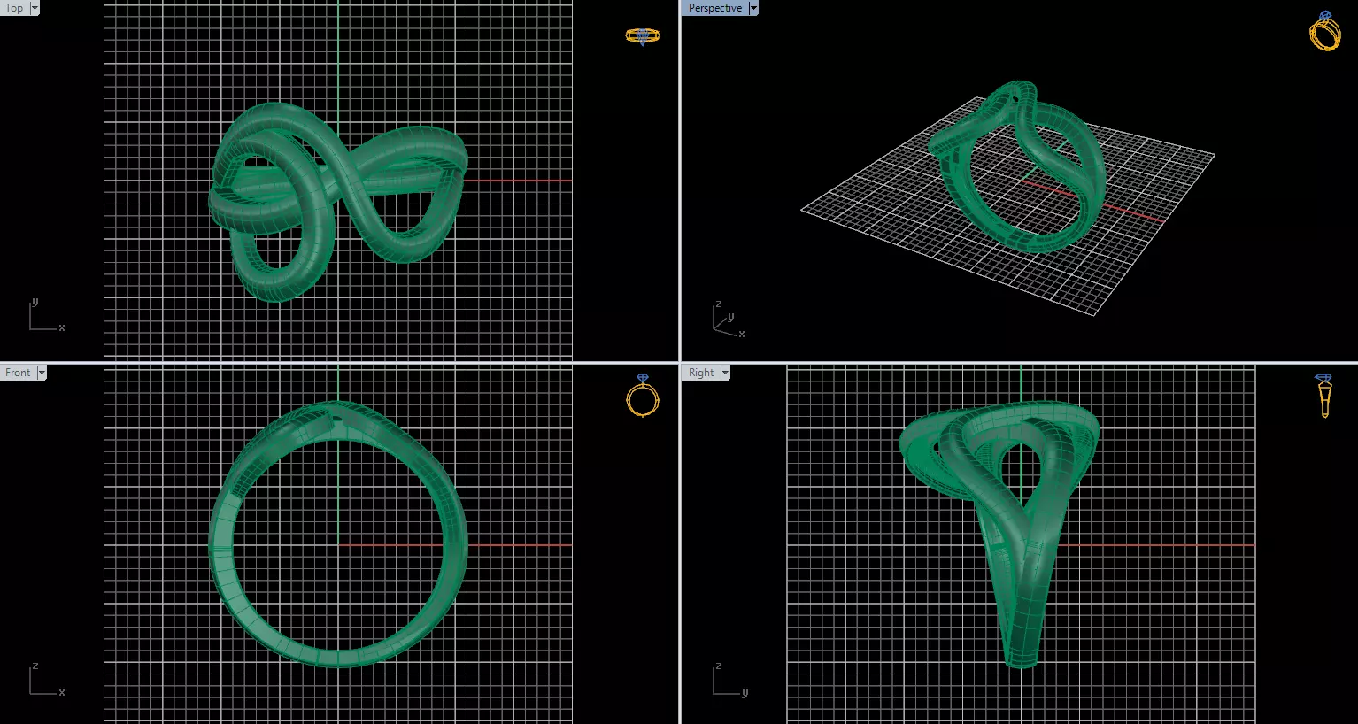 Minimal Abstract Ring 31 3D print model_1