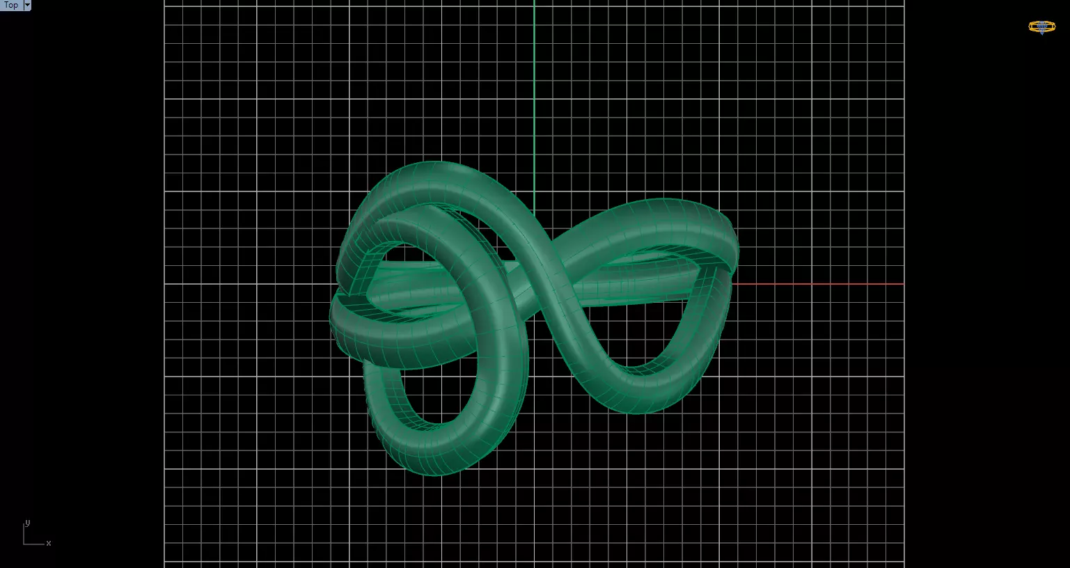 Minimal Abstract Ring 31 3D print model_3