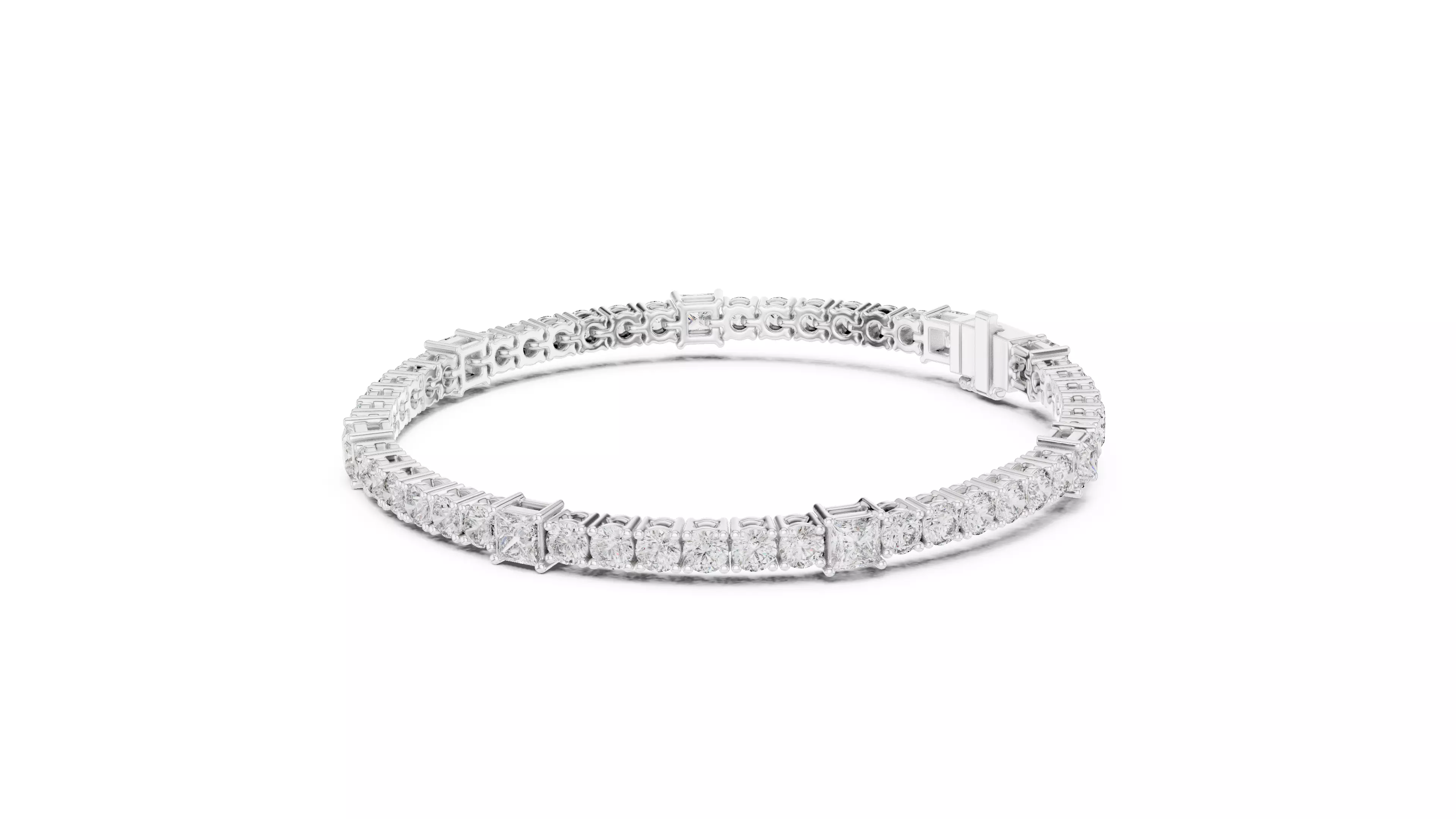 Tennis Bracelet 3dm stl renders Animation video details  3D print model_4