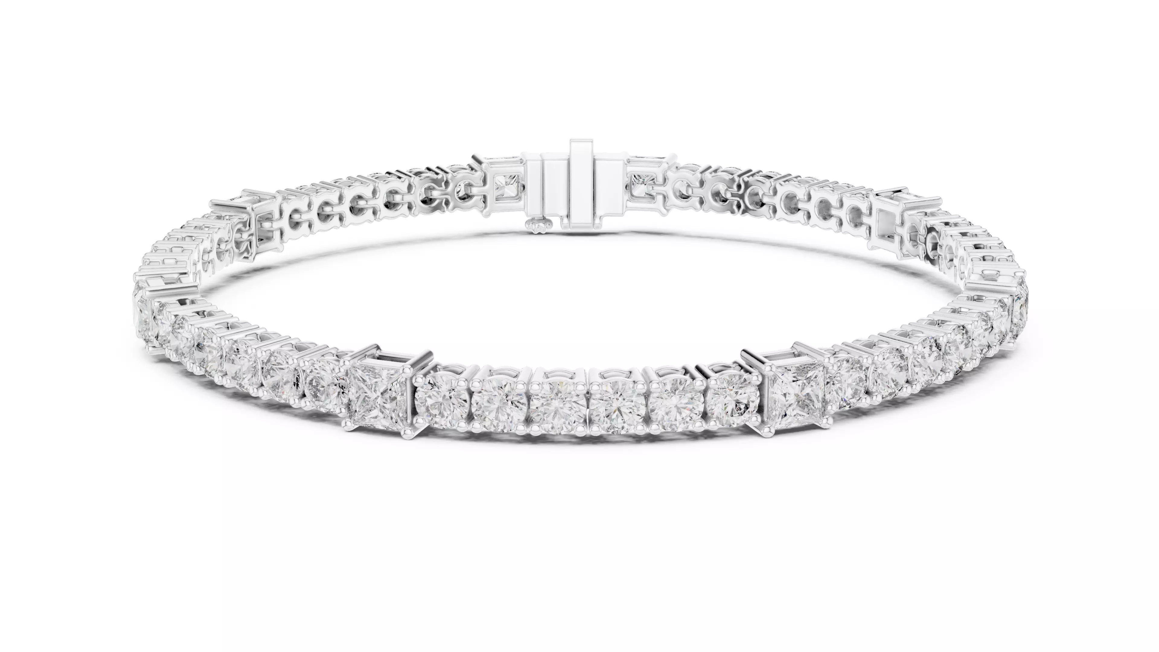 Tennis Bracelet 3dm stl renders Animation video details  3D print model_7