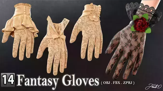 14 Fantasy Gloves Collection