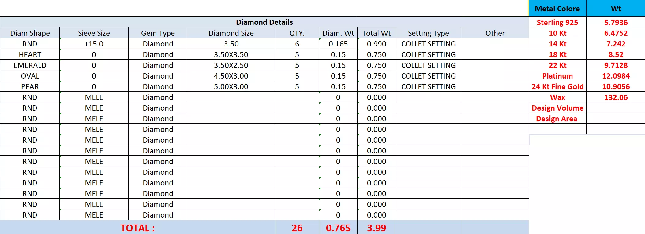 Tennis Bracelet 3dm stl renders Animation video details  3D print model_13