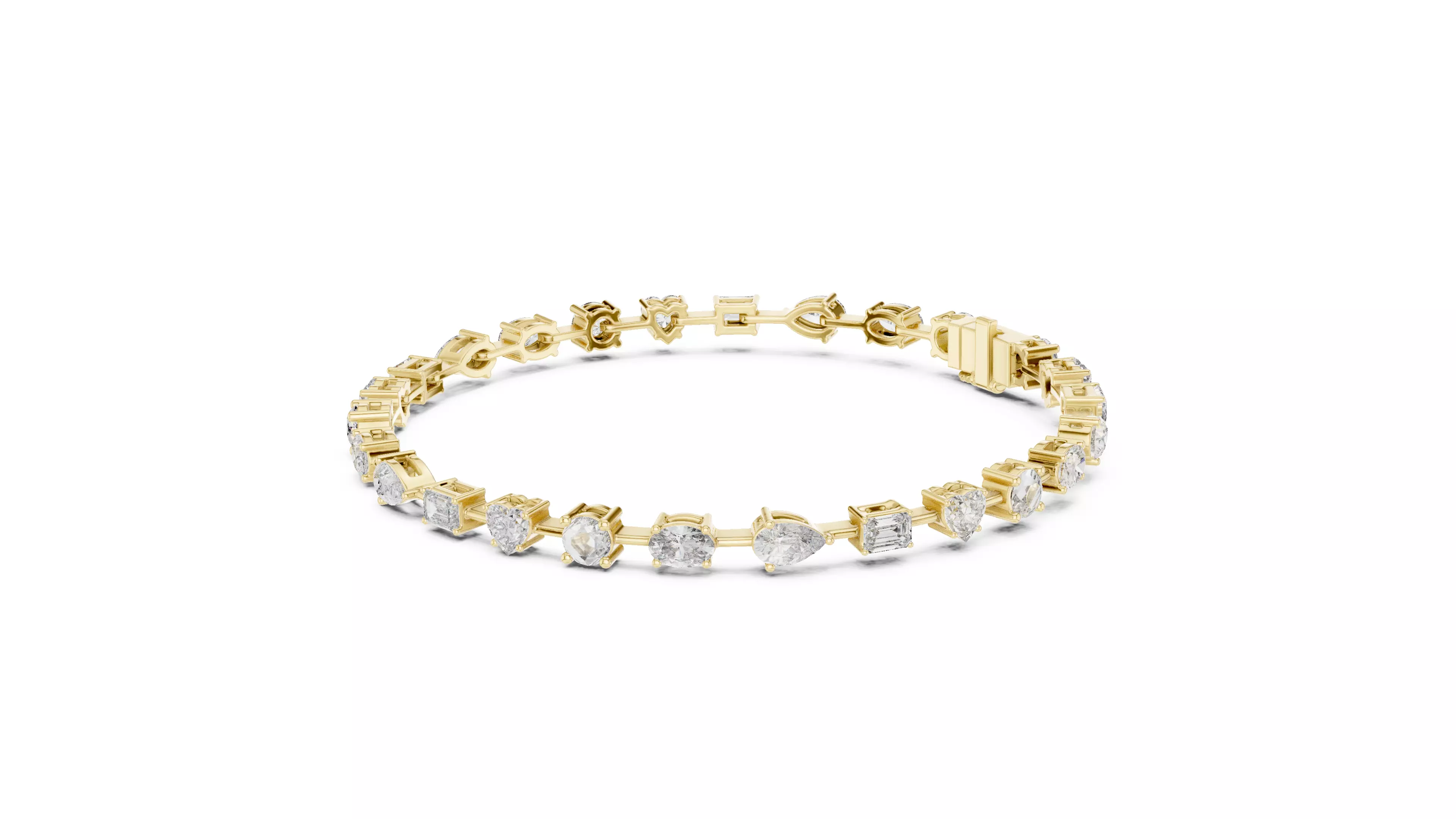 Tennis Bracelet 3dm stl renders Animation video details  3D print model_8