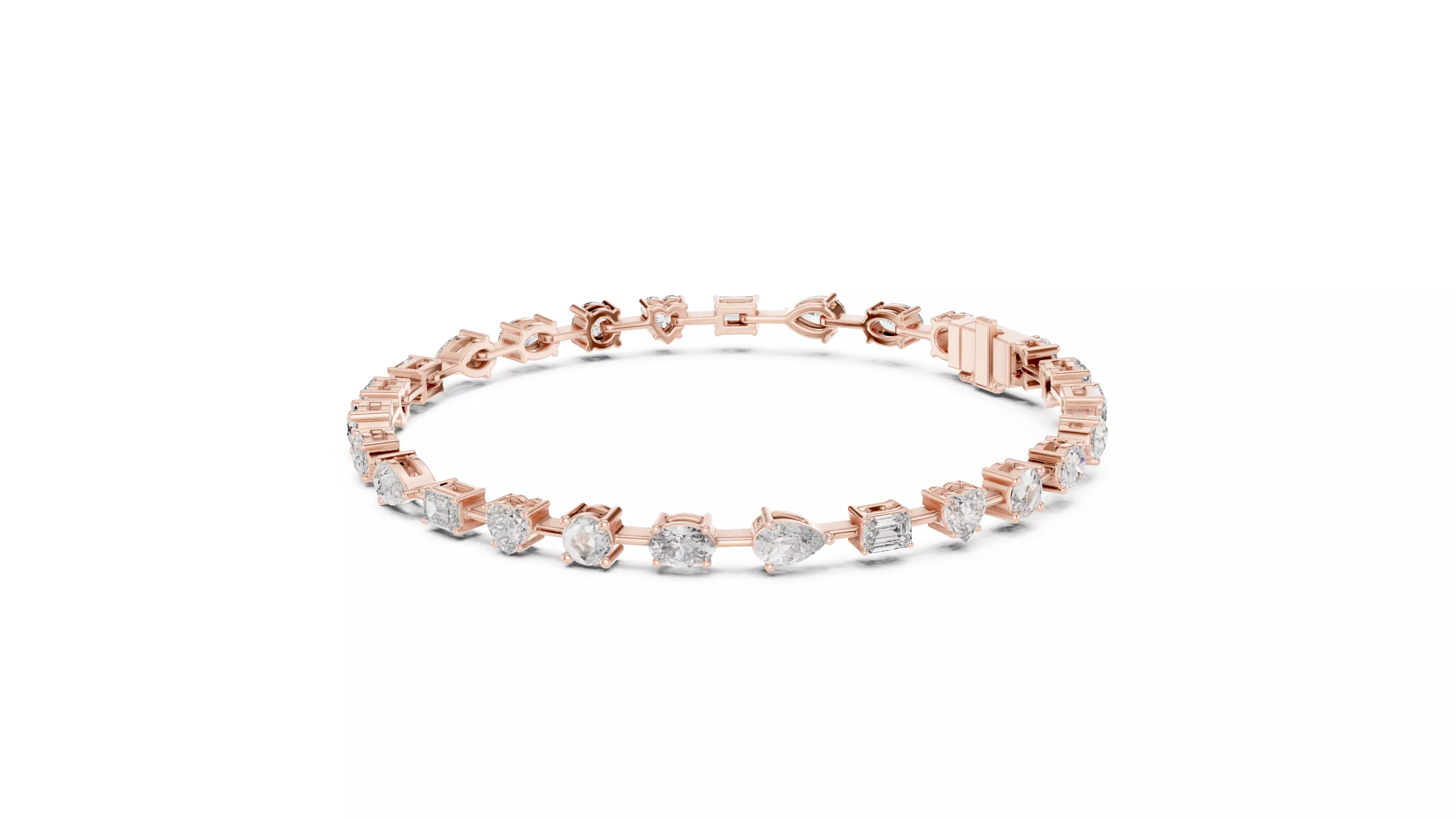 Tennis Bracelet 3dm stl renders Animation video details  3D print model_0