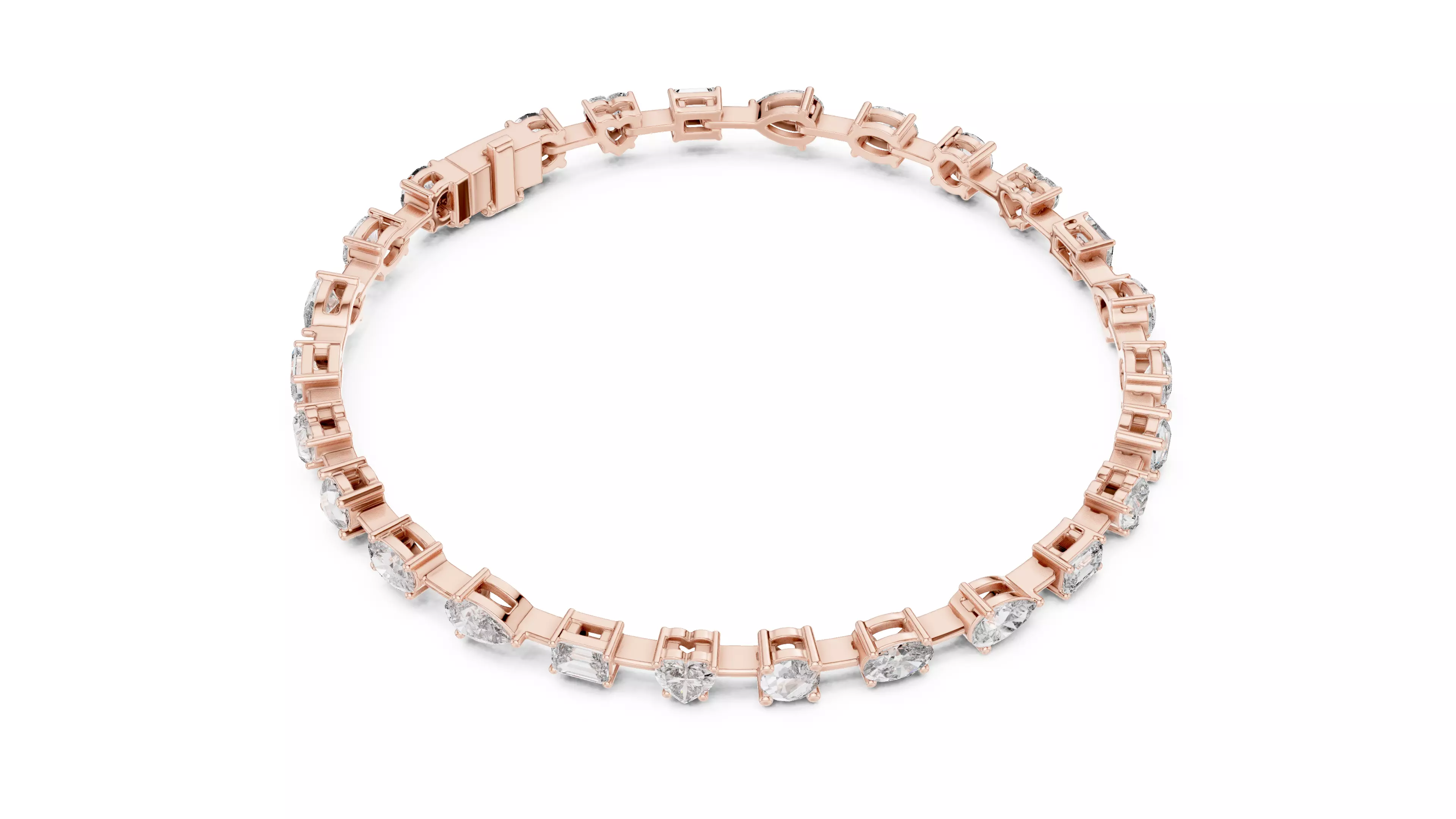 Tennis Bracelet 3dm stl renders Animation video details  3D print model_1