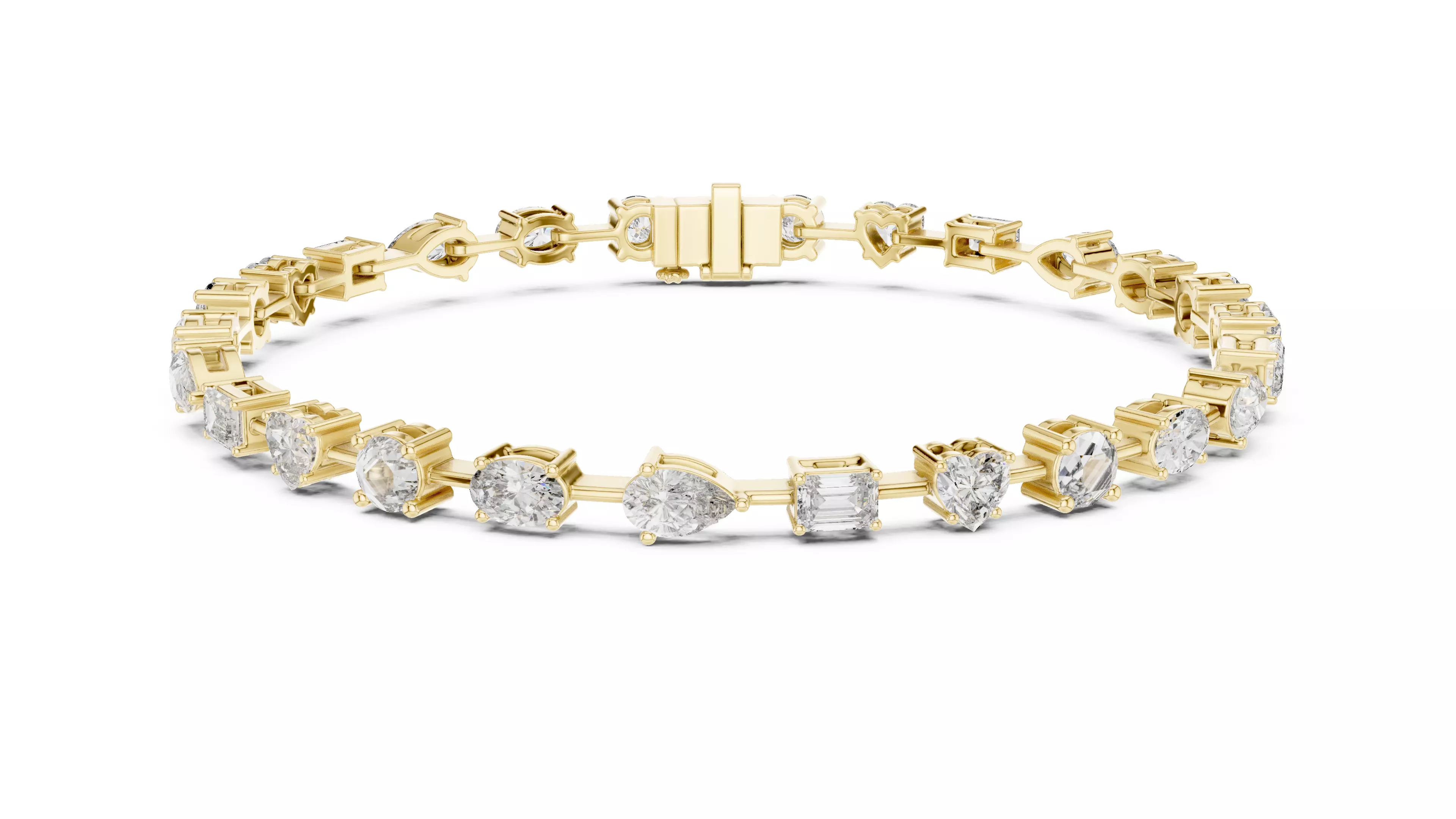 Tennis Bracelet 3dm stl renders Animation video details  3D print model_11