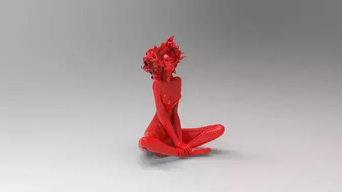 Girl sculpture - decor